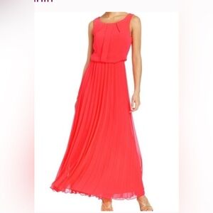 Elegant Coral Maxi Dress by B. Darlin. Junior size 13/14